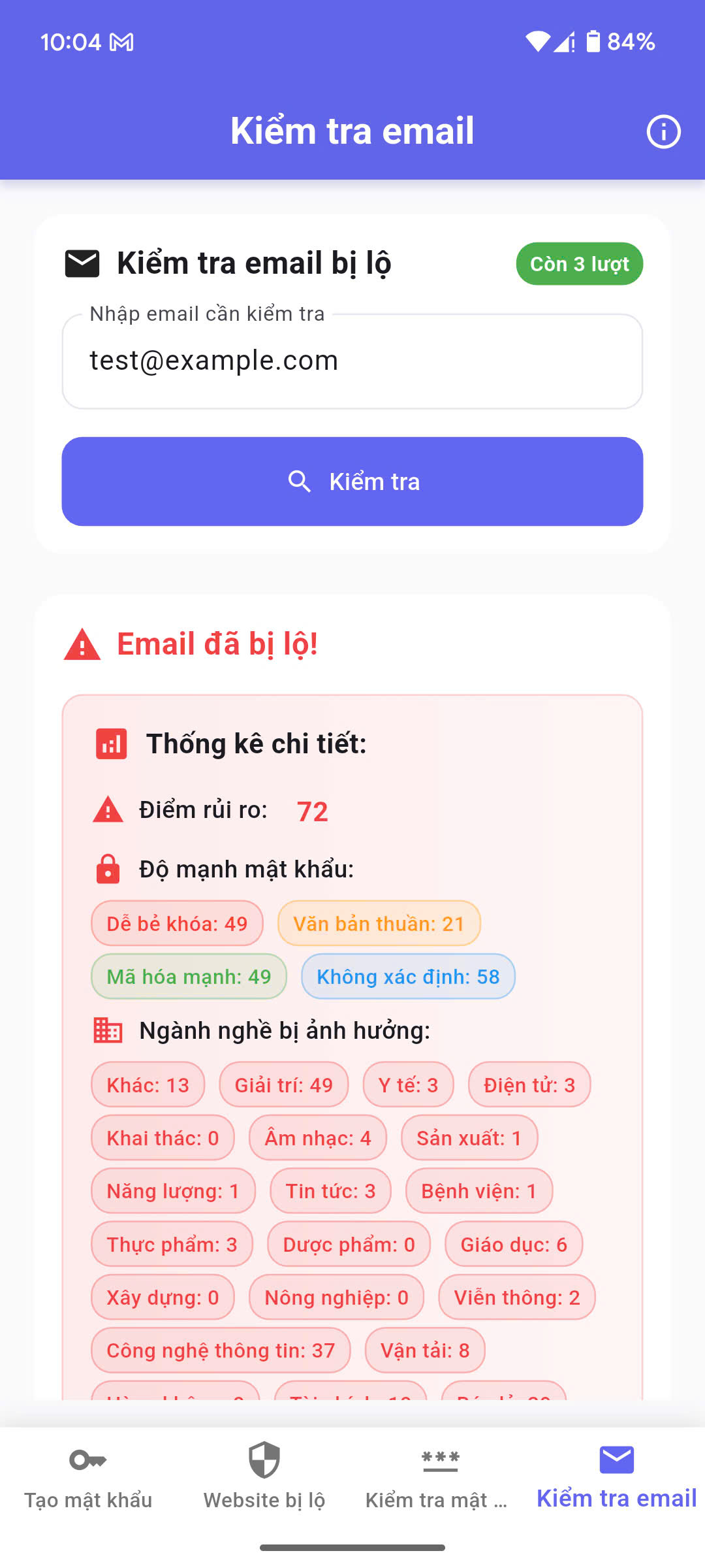 Ghost Checker Tạo Mật Khẩu